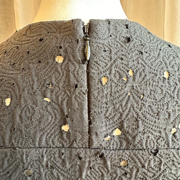 3.1 Phillip Lim top black with jeweled collar and floral pattern 6 - Picture 8 of 12